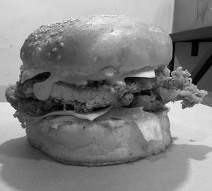 Cheese Burst Chicken Zinger Burger