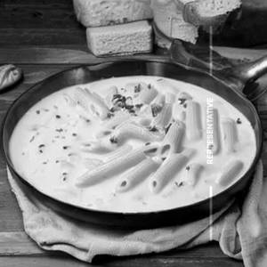 Pasta In Cheese Creamy Sauce