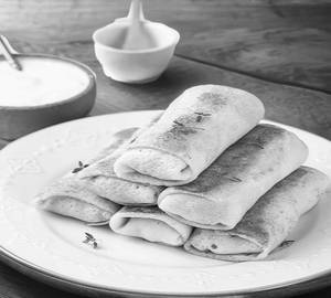Chicken Cheese Crepes