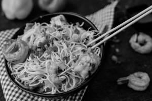 Prawns Hakka Noodles