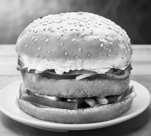 Corn and cheese burger