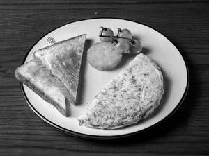 Old School Masala & Salli Omelette [Omlette]