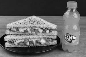 Cheese Chutney Sandwiche+Colddrink200Ml