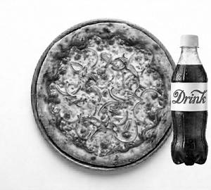 Cheese Onion Pizza With 200ml Drink [7 inch]
