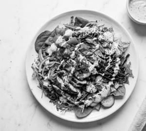 Turkish chicken shawarma salad