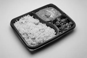 Ghee Rice + Paneer Butter Masala + Gobi Manchurian