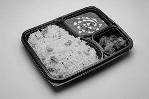 Ghee Rice + Butter Chicken Combo + Chicken Manchurian