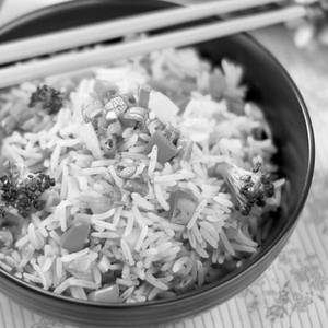 Veg Singapore Fried Rice