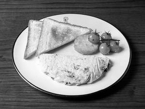 Truffle Mushroom Omelette [Scrambled Egg]