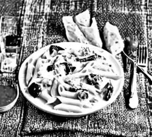 Chicken Penne Alfredo