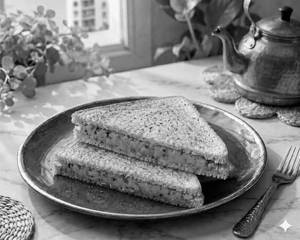 Tawa Toast With Aloo  Masala (with Butter)