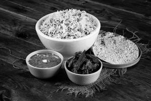 Jeera Rice + Dal Makhani + Bhindi Do Pyaza