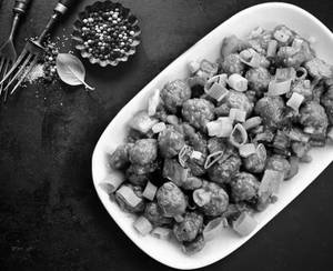 Veg Popcorn Manchurian Dry
