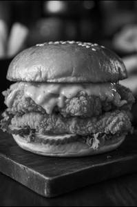 Waffle Cart Spl Chicken Burger