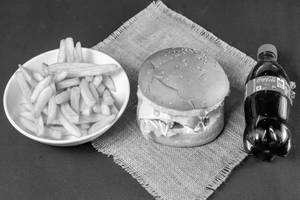 Regular Burger + Fries + Cold Drink 250 ML