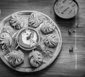 Paneer cheese kurkure momos