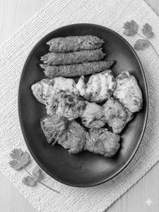 The Fish And Mixed Meat Plate