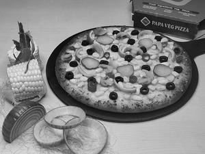 Papa Super Veggie Pizza