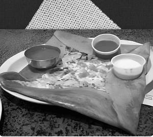Special Paneer Butter Masala Dosa