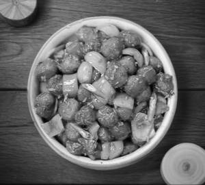 Chilli soya chunks