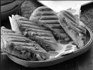 Paneer achari sandwich