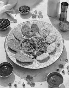 Hung Curd Chaat with Cracker