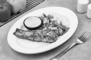 Grilled Fish · Mash & Lemon Butter
