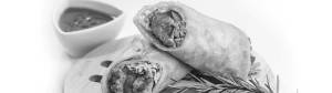 Double Shami Kabab Paratha Roll