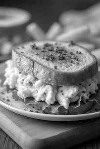 Mayo Boiled Egg Sandwich