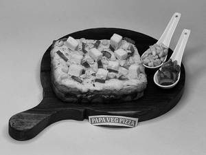 Smoky Corn Paneer Pizza Sandwich