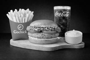 Gochick Veg Burger Combo