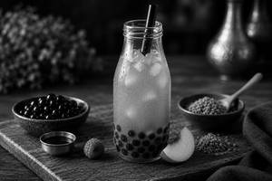Tropical Peach Burst Boba