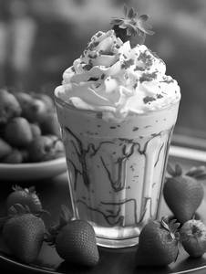 Strawberry Lassi Jumbo Glass