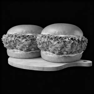 2 Crispy Chicken Burgers