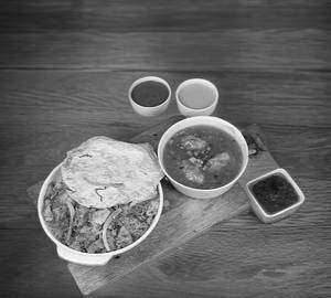 Chicken Triple Rice With Omelette & Schezwan Gravy