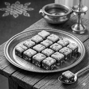 Kaju Chocolate Burfi