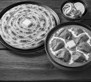 Laccha Paratha With Butter Chicken