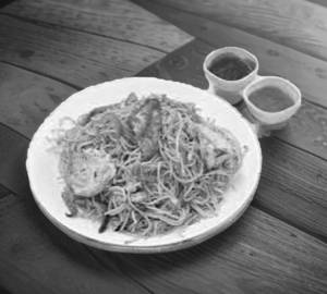 Chicken  And Egg Udon Noodle