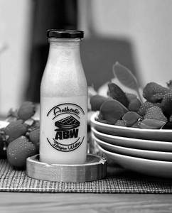 Exotic Strawberry Belgian Shake