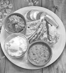 Sabji,Dal,Dahi,Rice + 5 Chapati &Salad