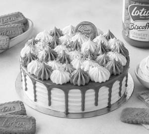 Lotus Biscoff Cake 500 Gms
