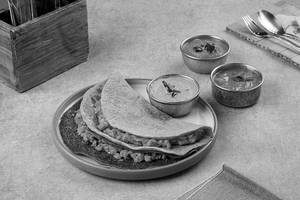 Duo Of Black Rice & Red Rice Dosa ( Gluten Free )