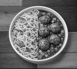Hakka Noodles + Manchurian