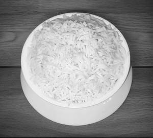 Plain steamed rice