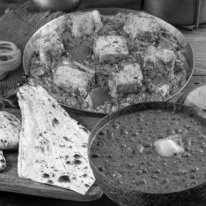 Dal Makhani + Kadhai Paneer + Butter Naan Meal