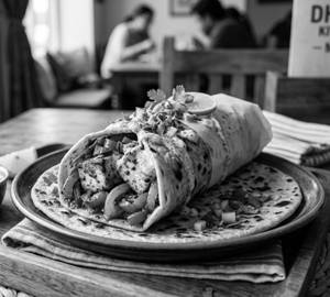 Paneer spicy roll