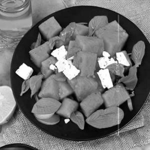Watermelon Red Feta Salad