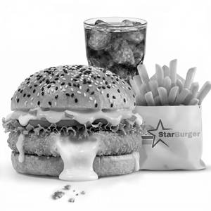 Star Cheese Burst Burger meal