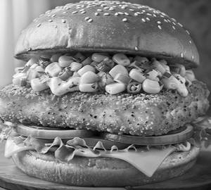 Paneer And Sweet Corn Burger