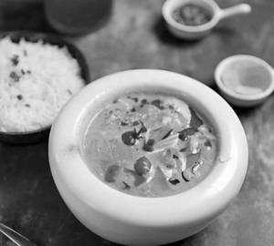 Veg green Thai curry with rice